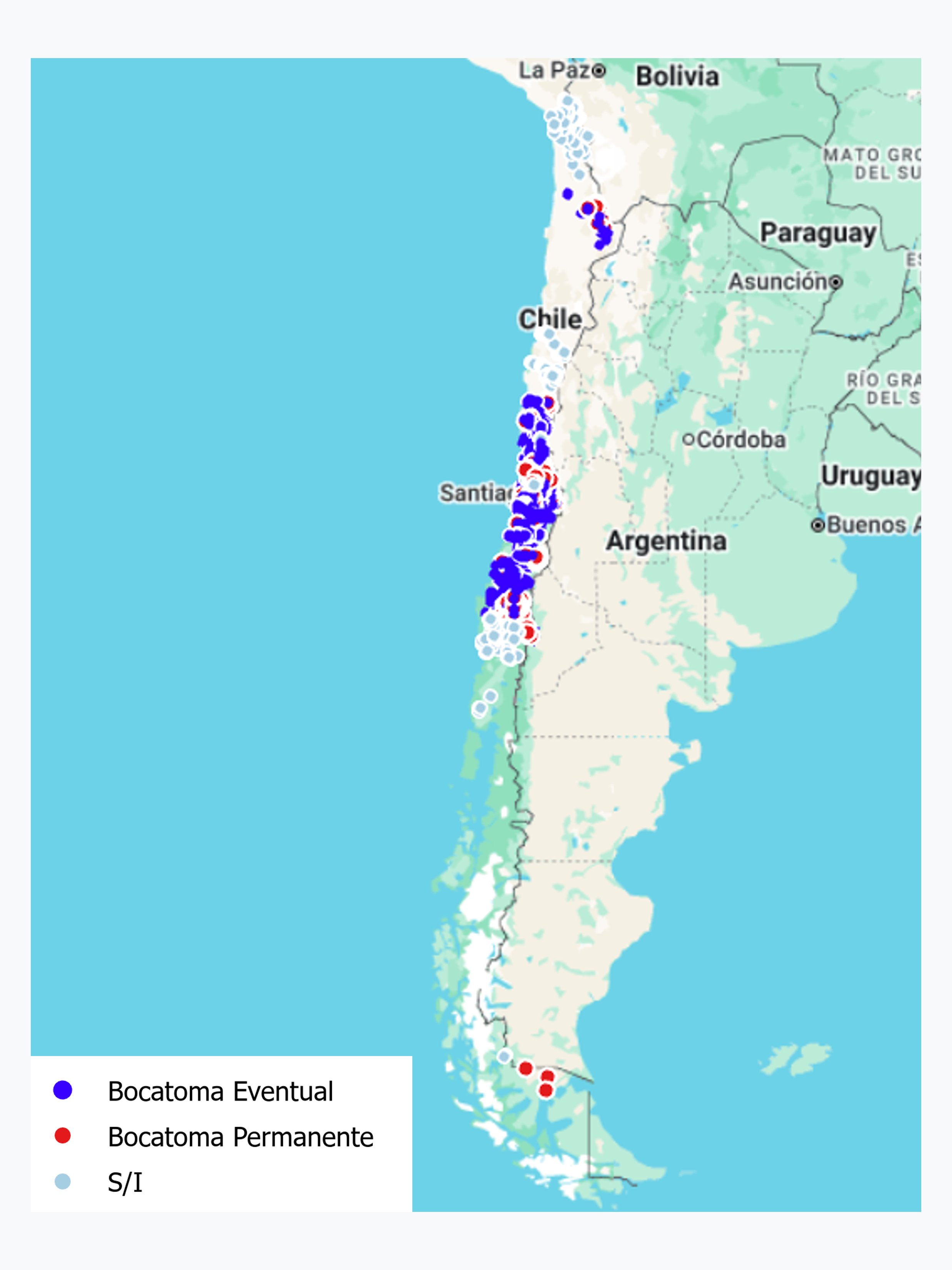 Bocatomas nacional